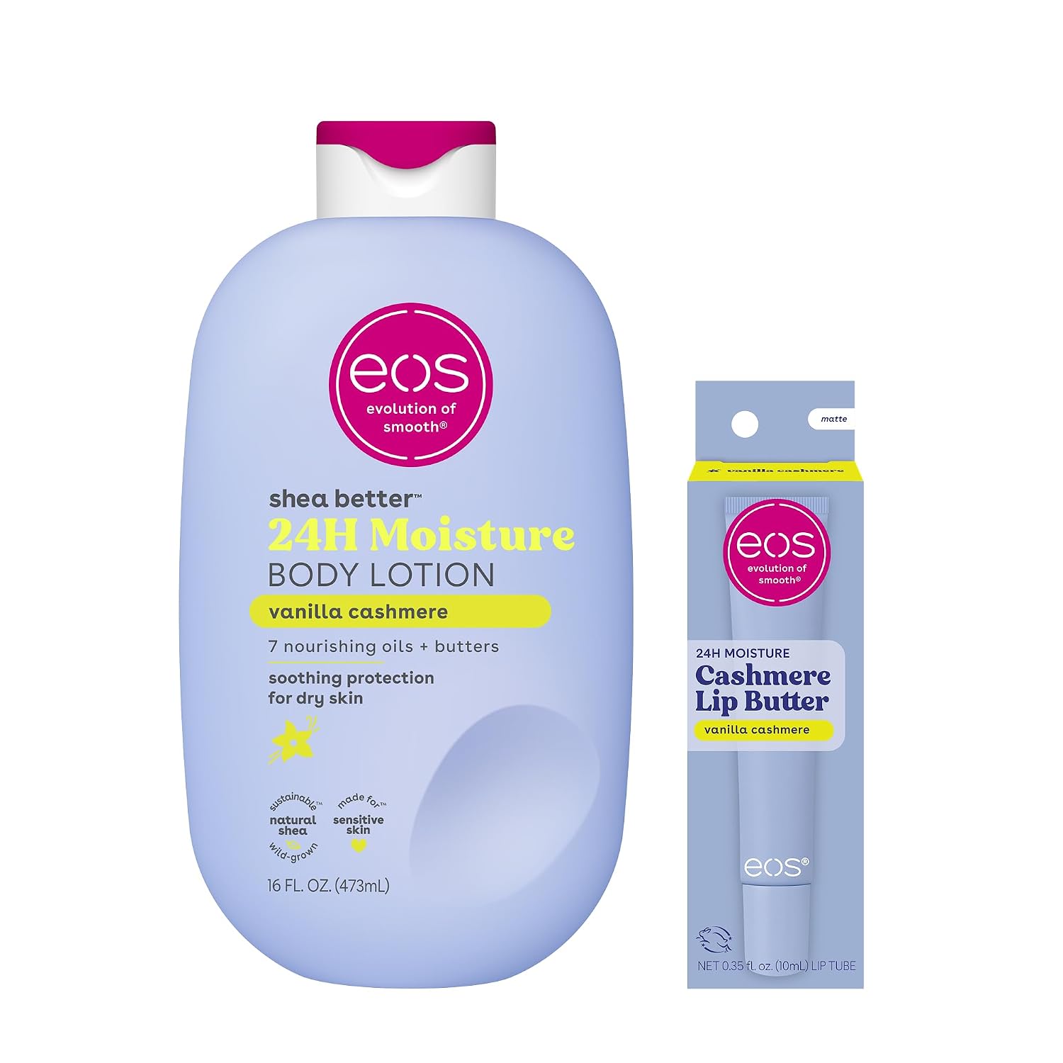 eos Shea Better 24H Moisture Body Lotion- Pomegranate Raspberry, 16 fl oz