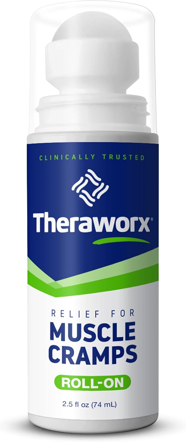 Theraworx Muscle Cramps Relief Foam with Magnesium Sulfate, 7.1oz (1 Count) | Clinically Trusted, Fast-Acting Muscle & Leg Cramp Relief, Made with Magnesium Sulfate. Paraben-Free, no mess or strong odor.