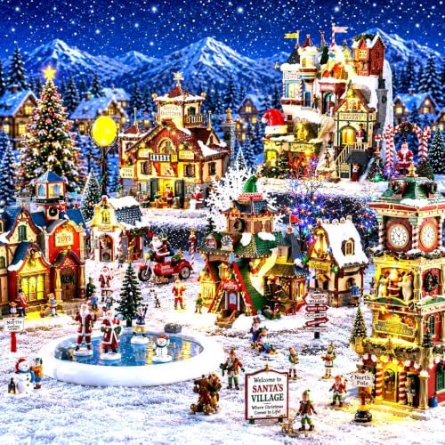 Lemax Christmas Village Santas Kiddie Train Battery Operated (4.5V) - 34631