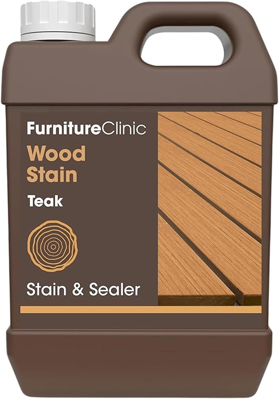 Furniture Clinic Wood Stain | Dark Oak | Water Based | Fast Drying, Low Odor