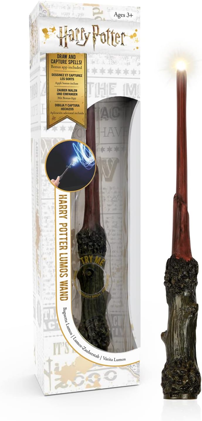 WOW! PODS Harry Potter 7" Lumos Light Painting Wand, Ages 3+
