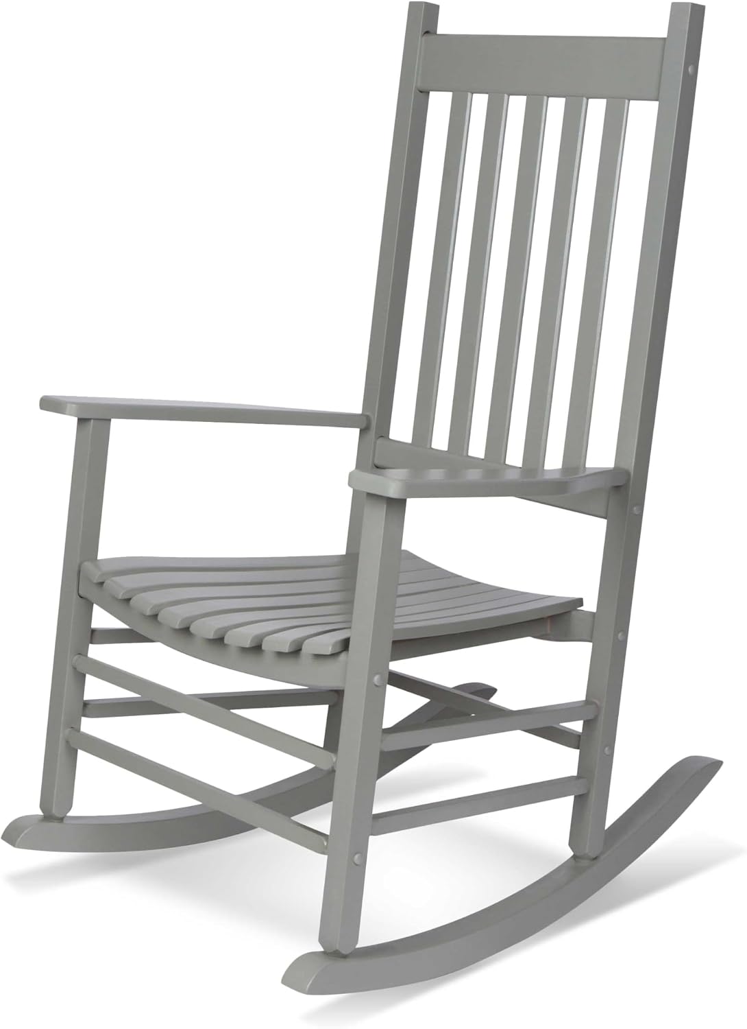 Shine Company 4332WT Vermont Porch Rocker, White (2nd Gen)
