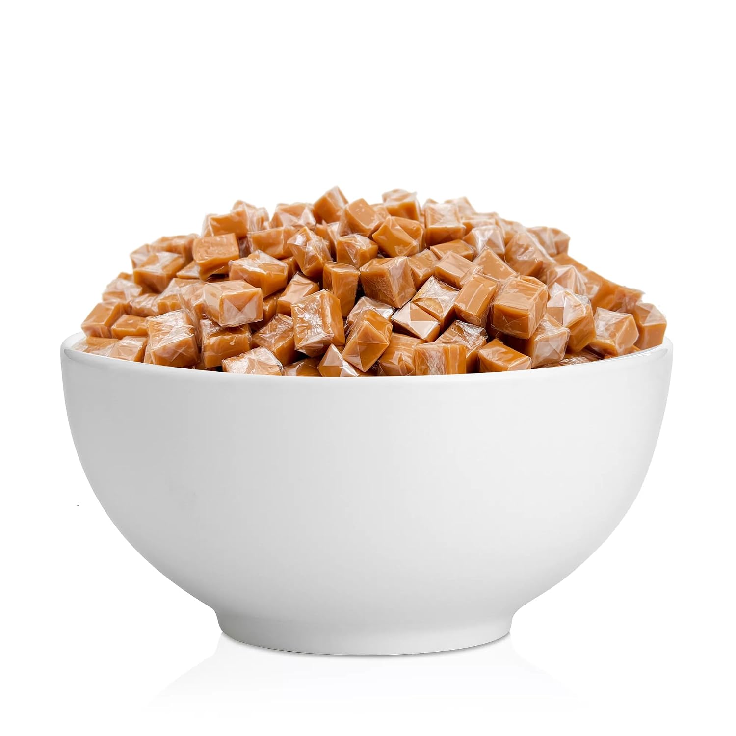 Caramel Candy - Caramels Individually Wrapped - Chewy Candy - 2 Lb Pack | Caramel Cubes, Vanilla Flavor