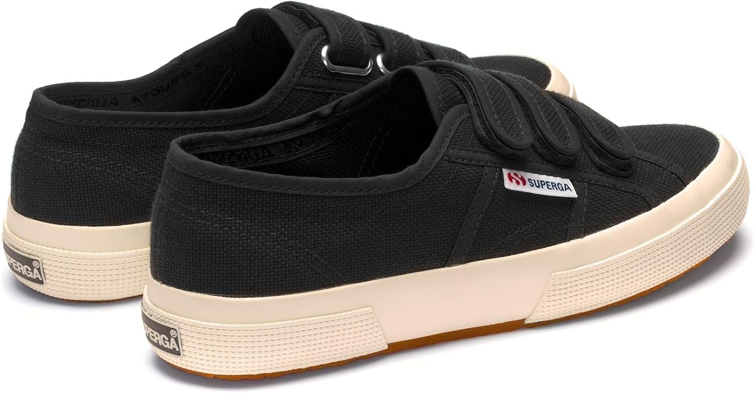 Superga Unisex 2750 Cot3strapu Cotton Canvas Sneakers with Touch Strap Fastening