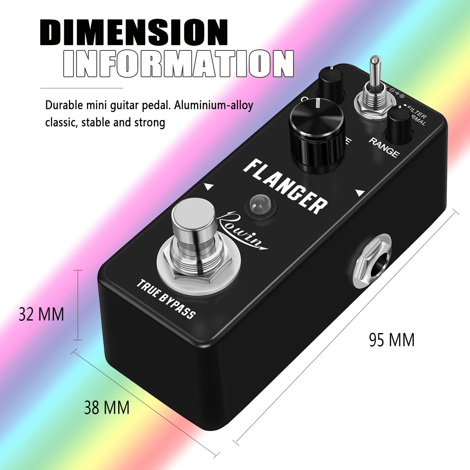 Vintage Vacuum Bluesy Guitar Effect Pedal,Electric Guitar Effect Sound Low Key Mild Clipping