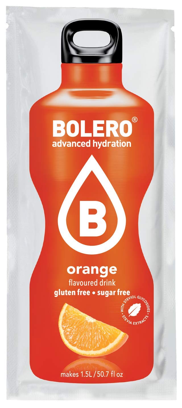 Bolero- Sugar Free Drink Mix Packets Pomegranate Fruit Flavors | Powdered Flavored Water Packets | 12 Large Sachet On The Go Packets