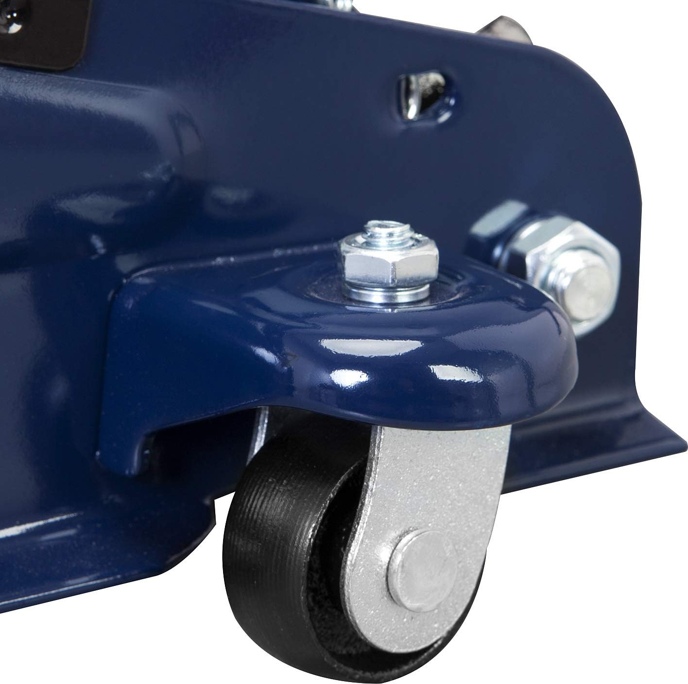 TCE TCET825051 Torin Hydraulic Low Profile Trolley Service/Floor Jack with Single Piston Quick Lift Pump, 2.5 Ton (5,000 lb) Capacity, Blue