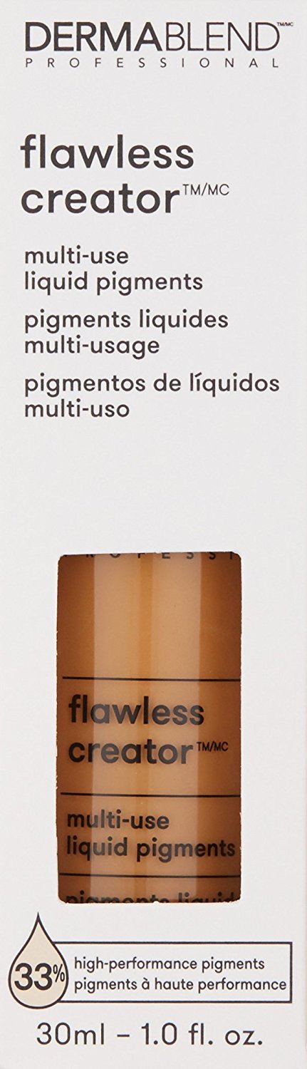 Dermablend Flawless Creator Multi-Use Liquid Foundation Makeup, Full Coverage Lightweight Buildable Foundation, Natural Finish, 1 Fl oz.