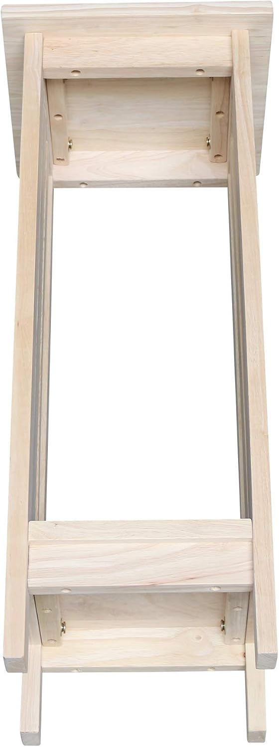 IC International Concepts Solid Wood Mission Plant Stand, Unfinished