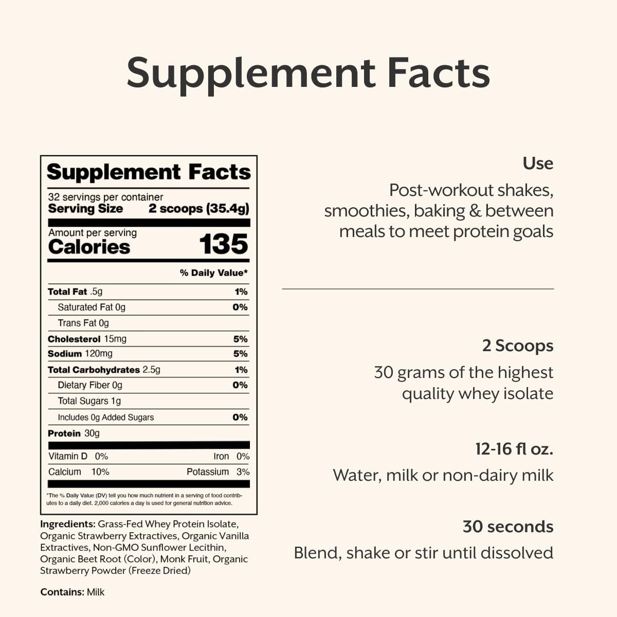 ProMix Nutrition Whey Isolate Powder, Unflavored - 2.5 lb (Pack of 2)