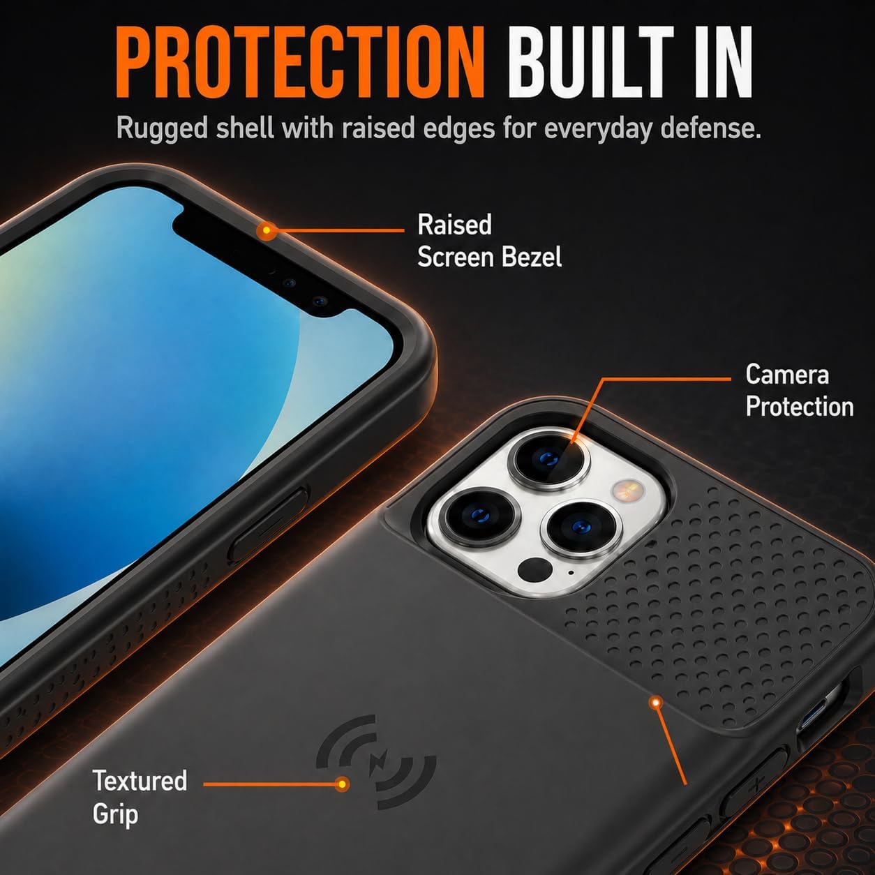 Alpatronix Battery Case for iPhone 12 Mini and iPhone13 Mini (5.4 inch), Slim Portable Protective Extended Charger Cover with Wireless Charging