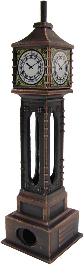 Treasure Gurus Die Cast Grandfather Clock Pencil Sharpener