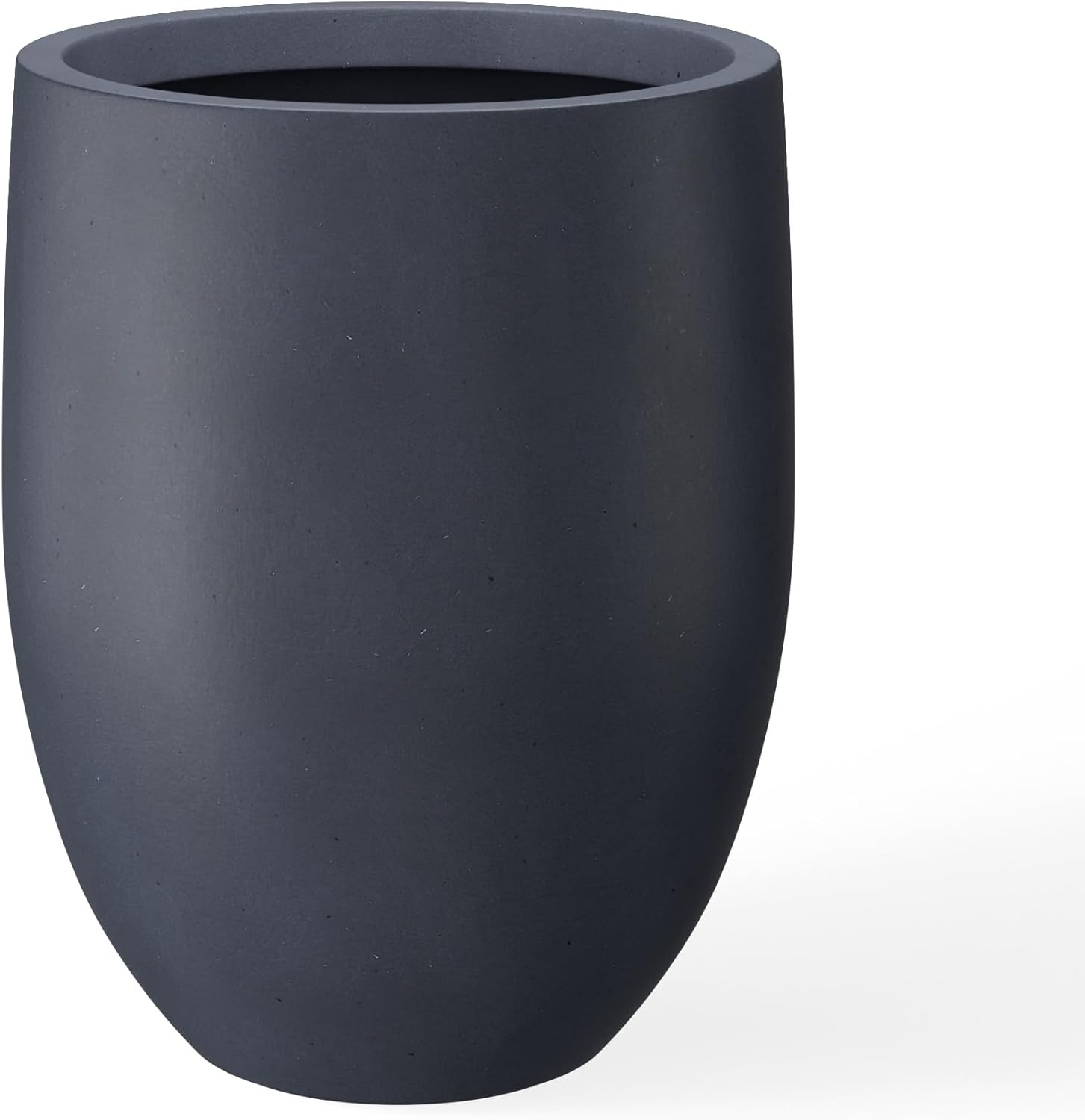 Kante Tall Concrete Planter 21.7" Modern White Floor Pot for Indoor Outdoor