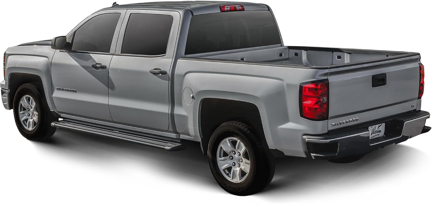 Westin 27-6145 Sure-Grip Running Boards Aluminum Black Pair 93 in. | Required Mounting Kit Sold Separately
