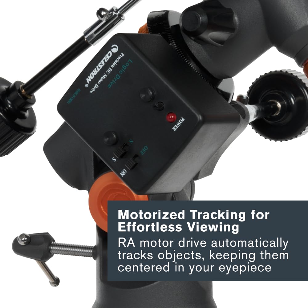 Celestron AstroMaster 130EQ Telescope for Deep-Sky Beginners | Large 130mm Optics, Bright Moon & Deep-Sky Views, Perfect First Telescope, German Equatorial Mount with Easy Manual Controls