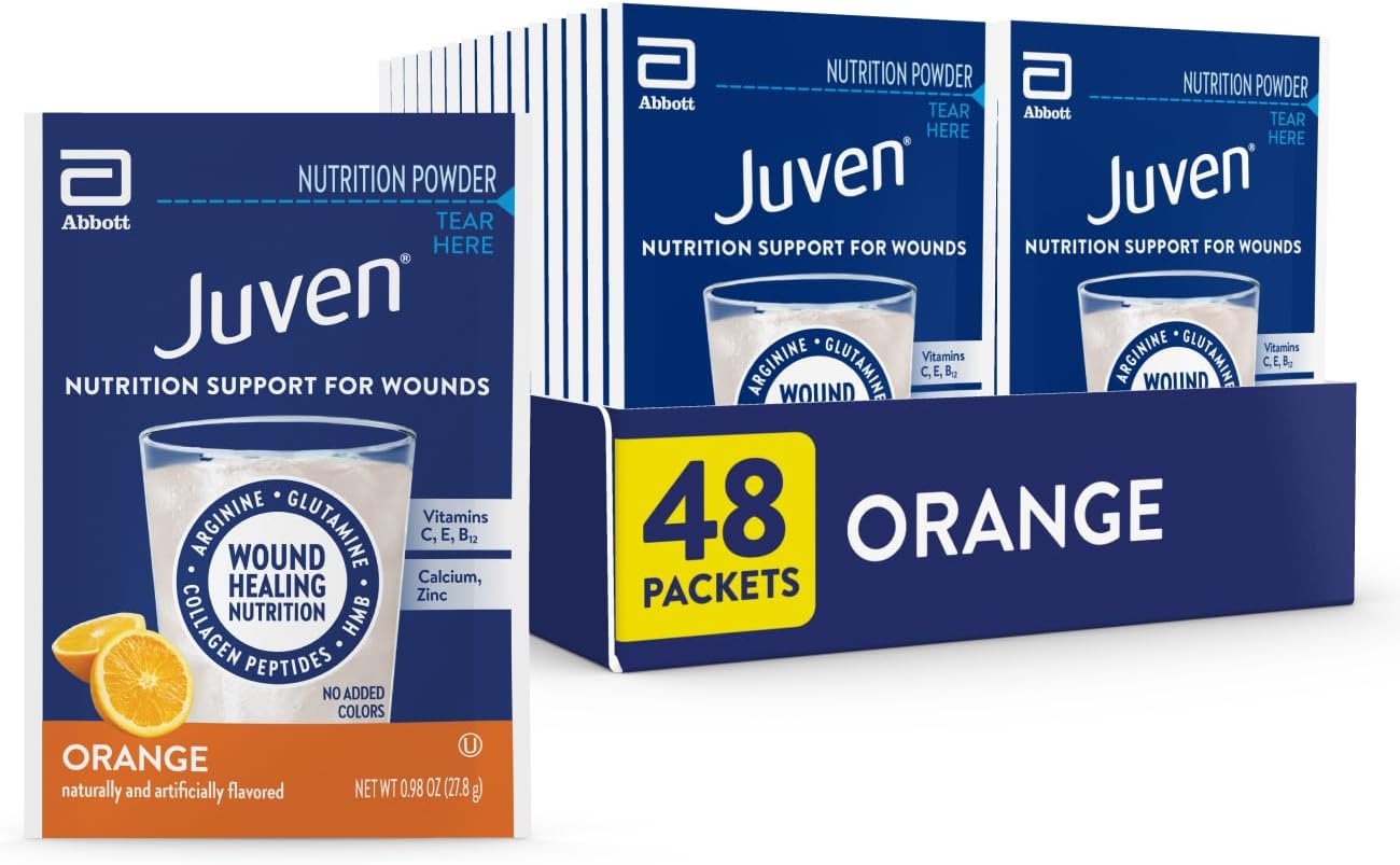 Juven Nutrition Support for Wound Healing, Fruit Punch, 48ct