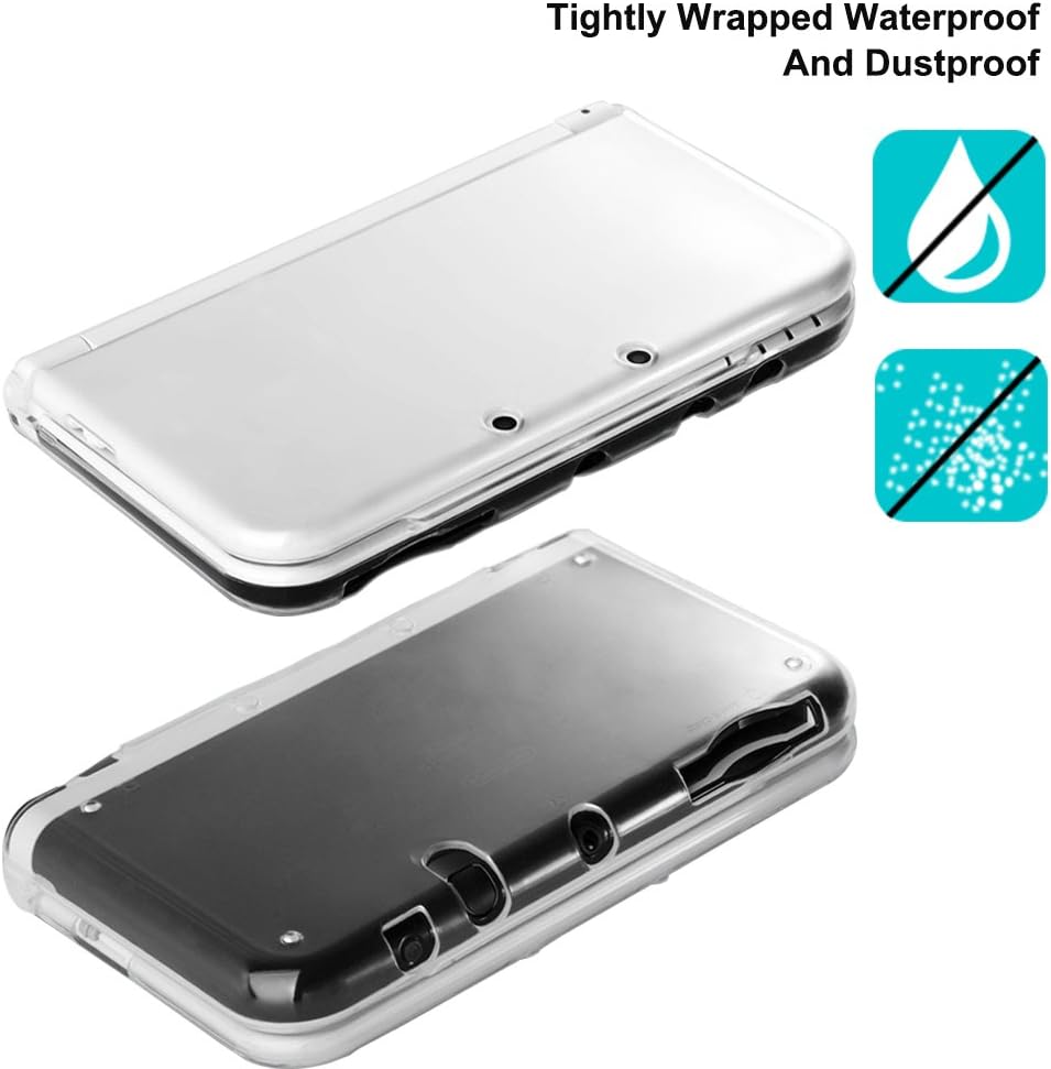 Protective Carrying Case Compatible NEW 3DS XL, with Hard Cover and 2 pcs Screen Protectors, AFUNTA Hard Shell Travel Bag