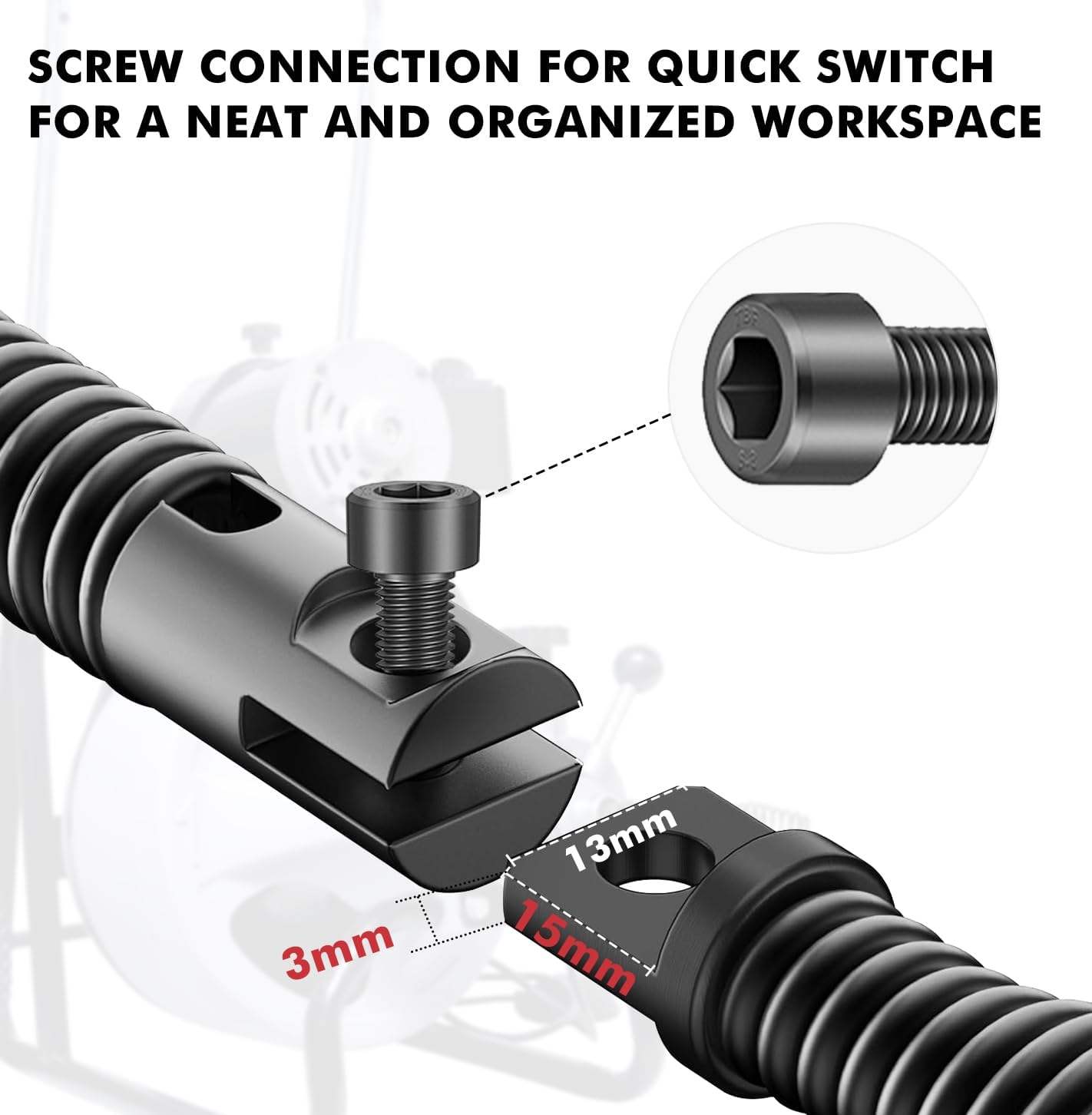 Drain Snake Drill Attachments, 8-Piece Drain Cleaner Combination Cutter Heads, Used in 50FT-100FT Electric Drain Snake