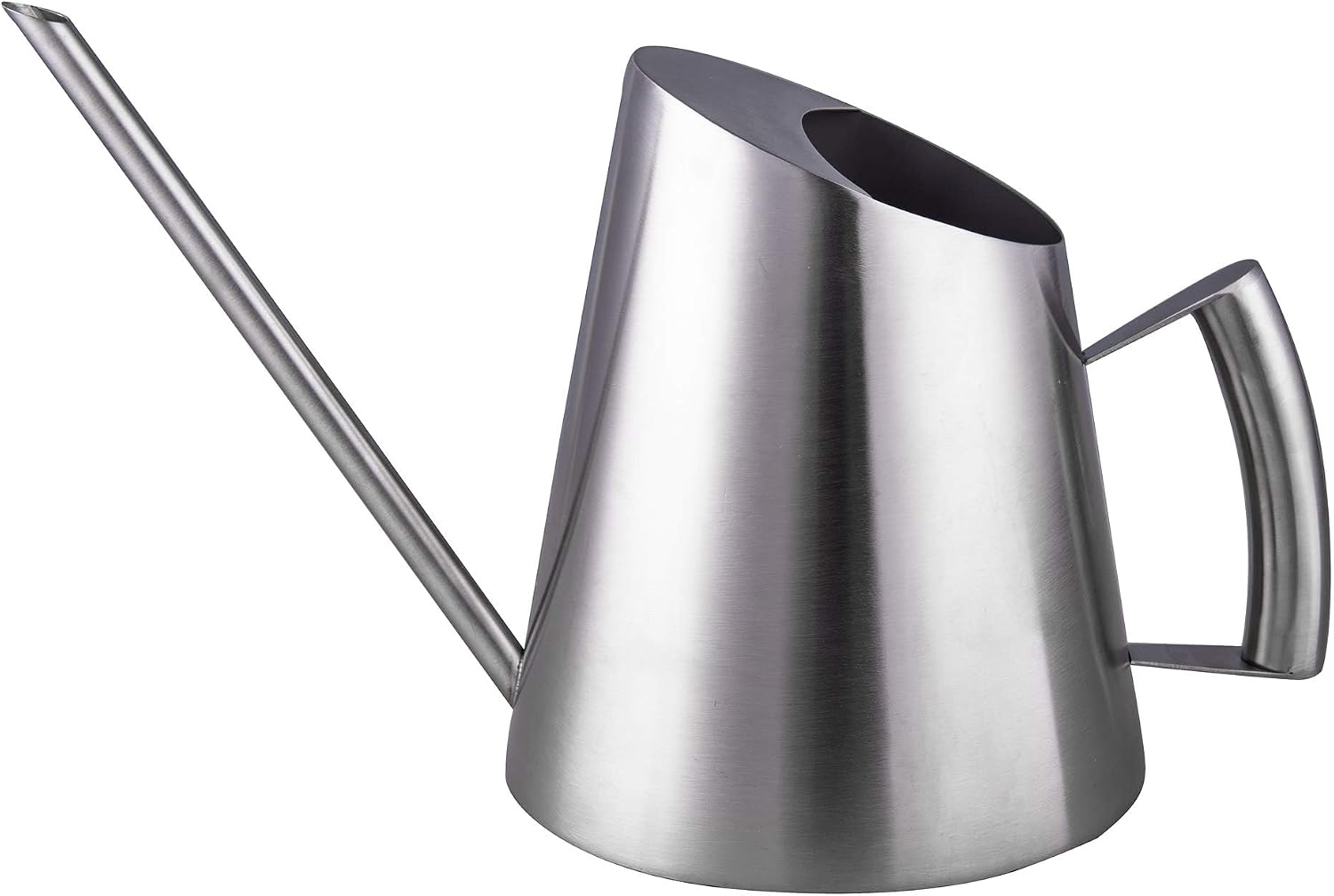 IMEEA Stainless Steel Indoor Watering Can with Long Spout Modern Watering Can for Small Indoor Plants, 50oz / 1.5L Maximum Capacity