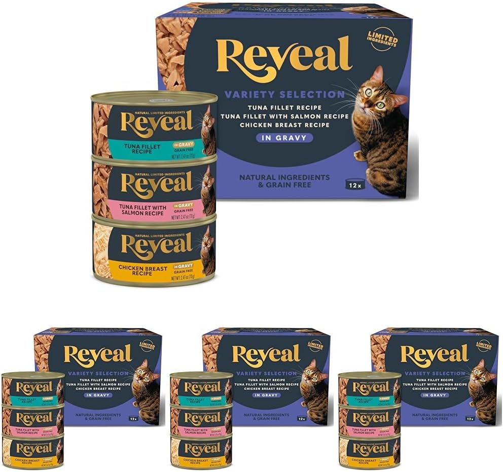 Reveal Tuna in Gravy Wet Cat Food 24-Pack 2.47 oz Cans