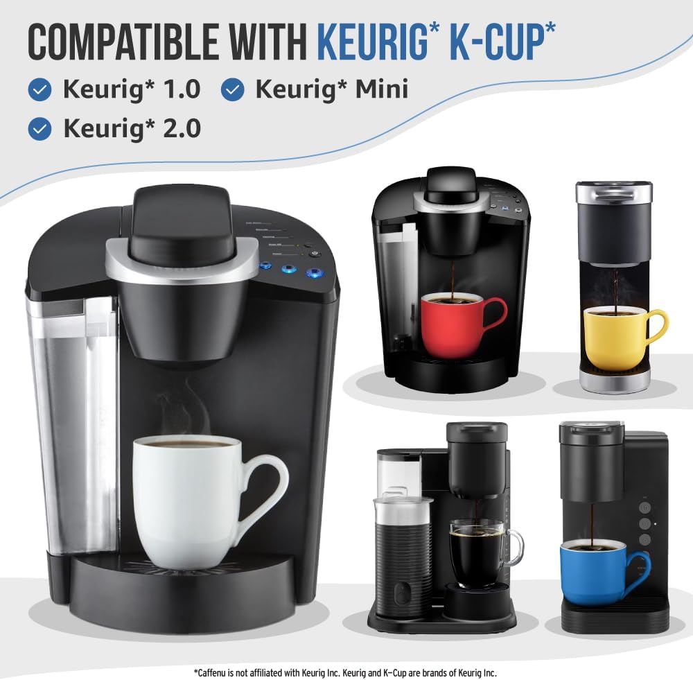 Caffenu Keurig Compatible Cleaning Rinse Pods, 8-Pod Cleaner Kit