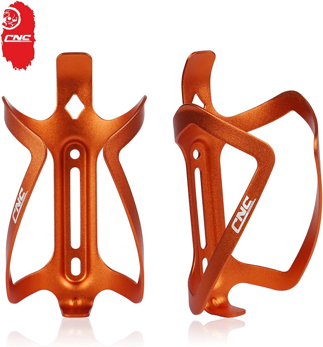 CNC Bike Water Bottle Holder，2-Pack Bike Bottle Cage for MTB Road Bike，Black