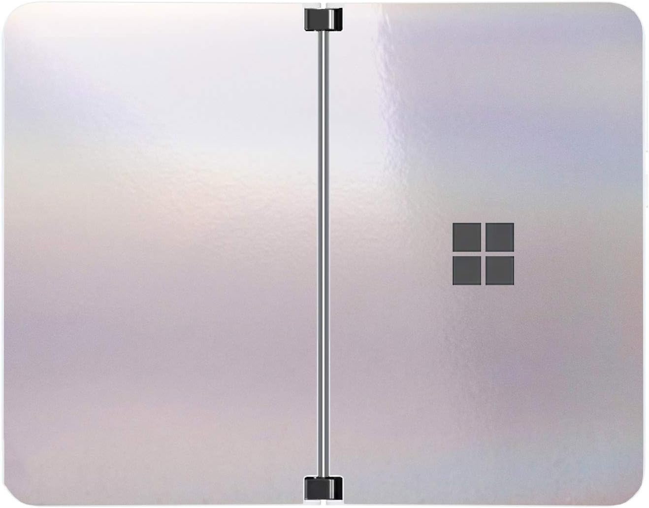 SopiGuard Sticker for Surface Duo Phone Edge-to-Edge Precision Vinyl Skin Wrap (Leather Textured)
