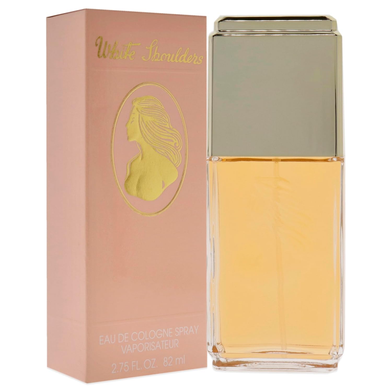 Evyan White Shoulders Eau de Cologne for Women, 4.5 fl oz | Women's floral eau de cologne. Perfume with notes of gardenia, lilac, and amber.