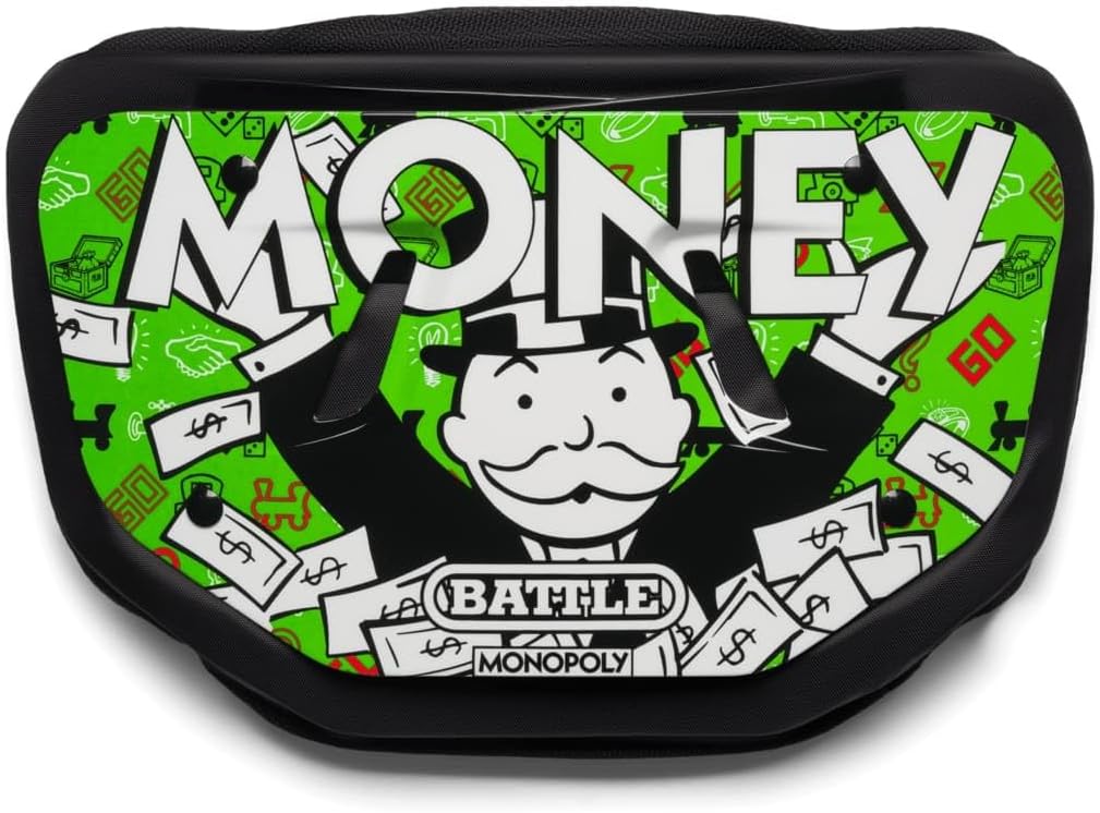 Battle Sports Novelty Football Back Plate, Kids, Adults