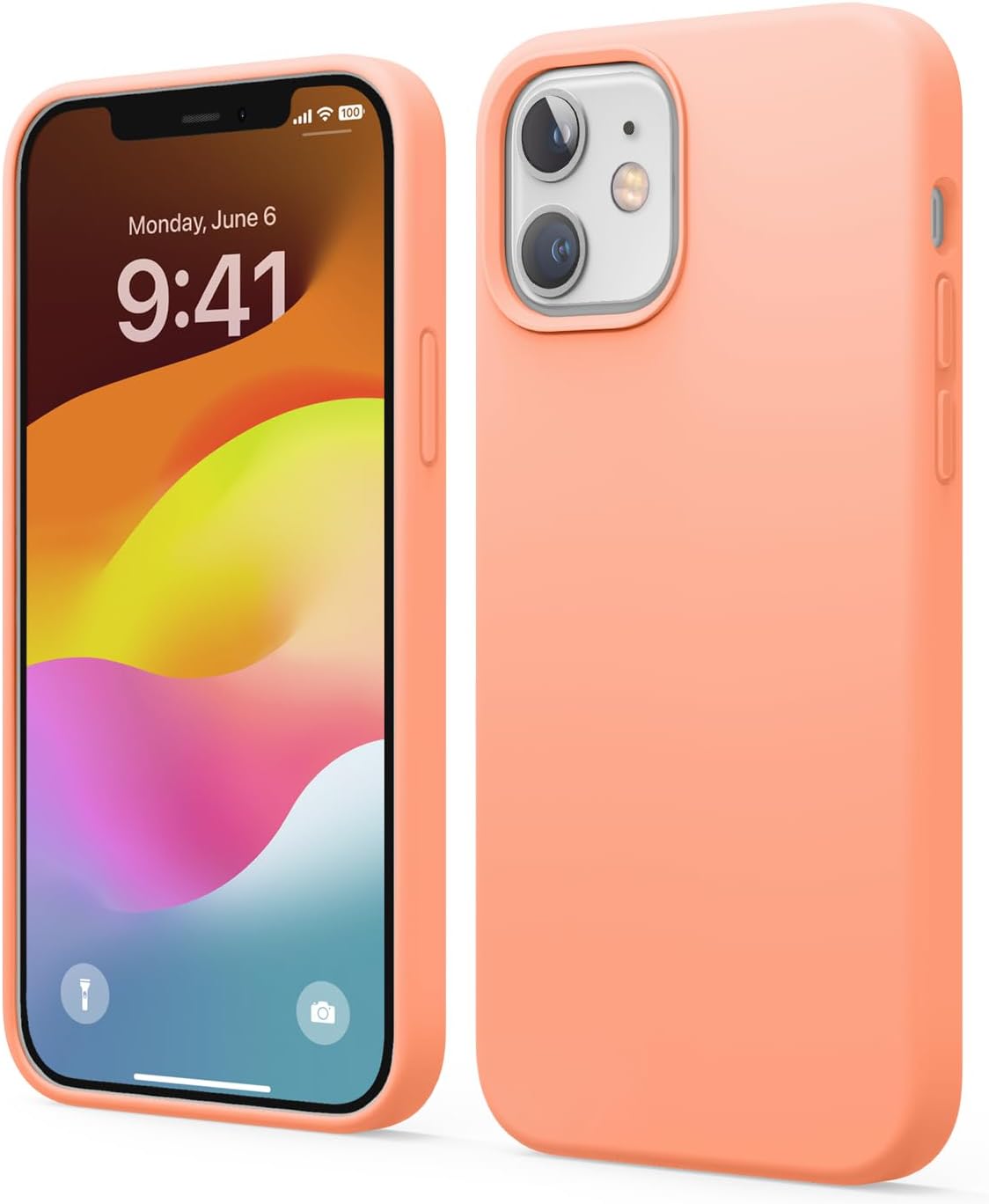 elago Premium Liquid Silicone Case for iPhone 12 Mini Lavender