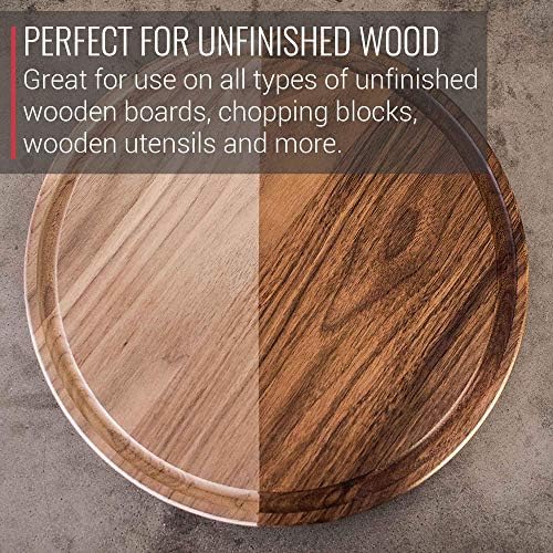 Coconut Cutting Board Oil 8oz + Walnut Cutting Board Small 8x12