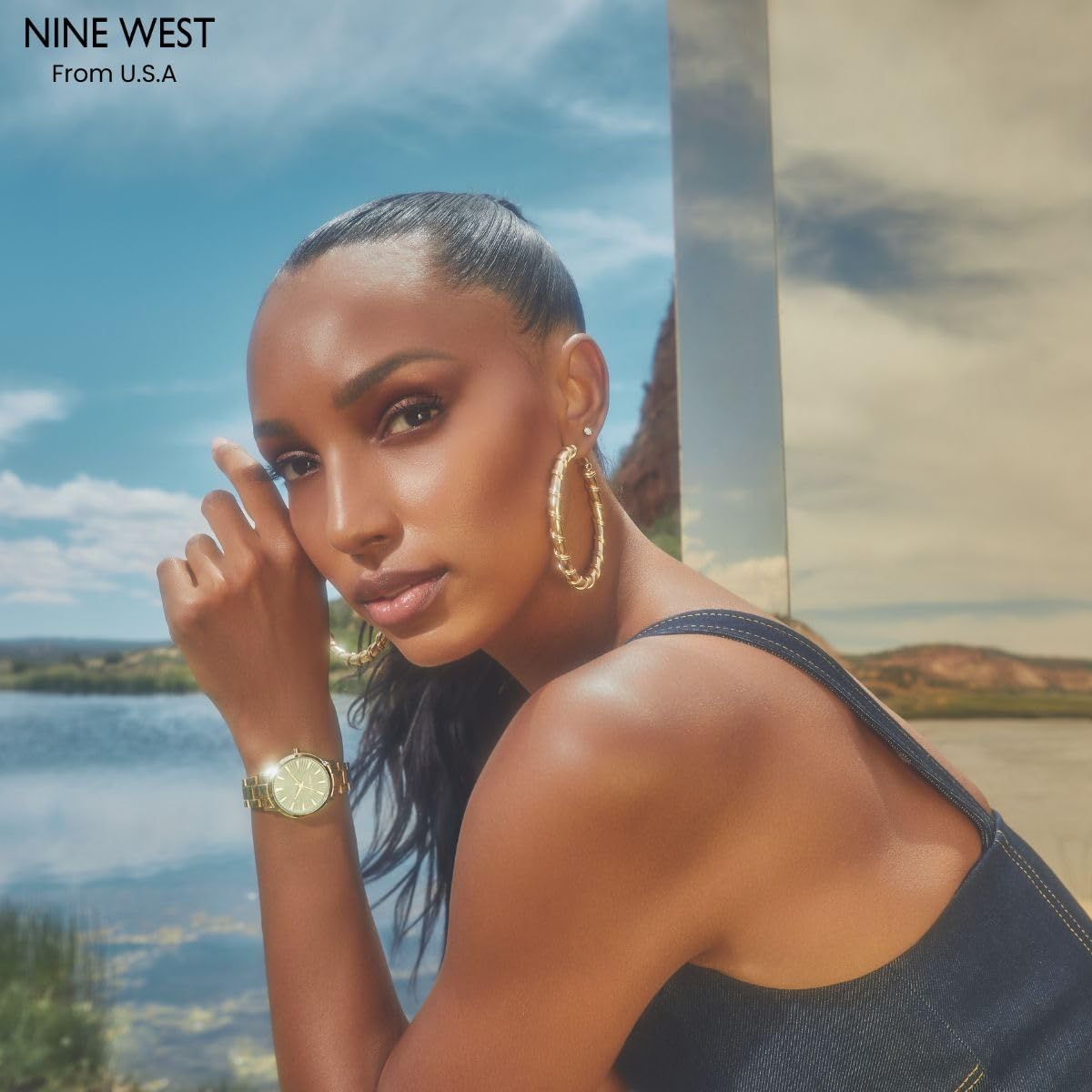 Nine West Women's Mesh Bracelet Watch