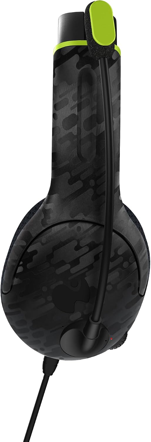 PDP Gaming AIRLITE Xbox Headset with Noise-Cancelling Microphone, Licensed Microsoft Series X|S, Xbox One Accessories, PC/Windows 10/11, Lightweight Wired Power Stereo headphones - Black