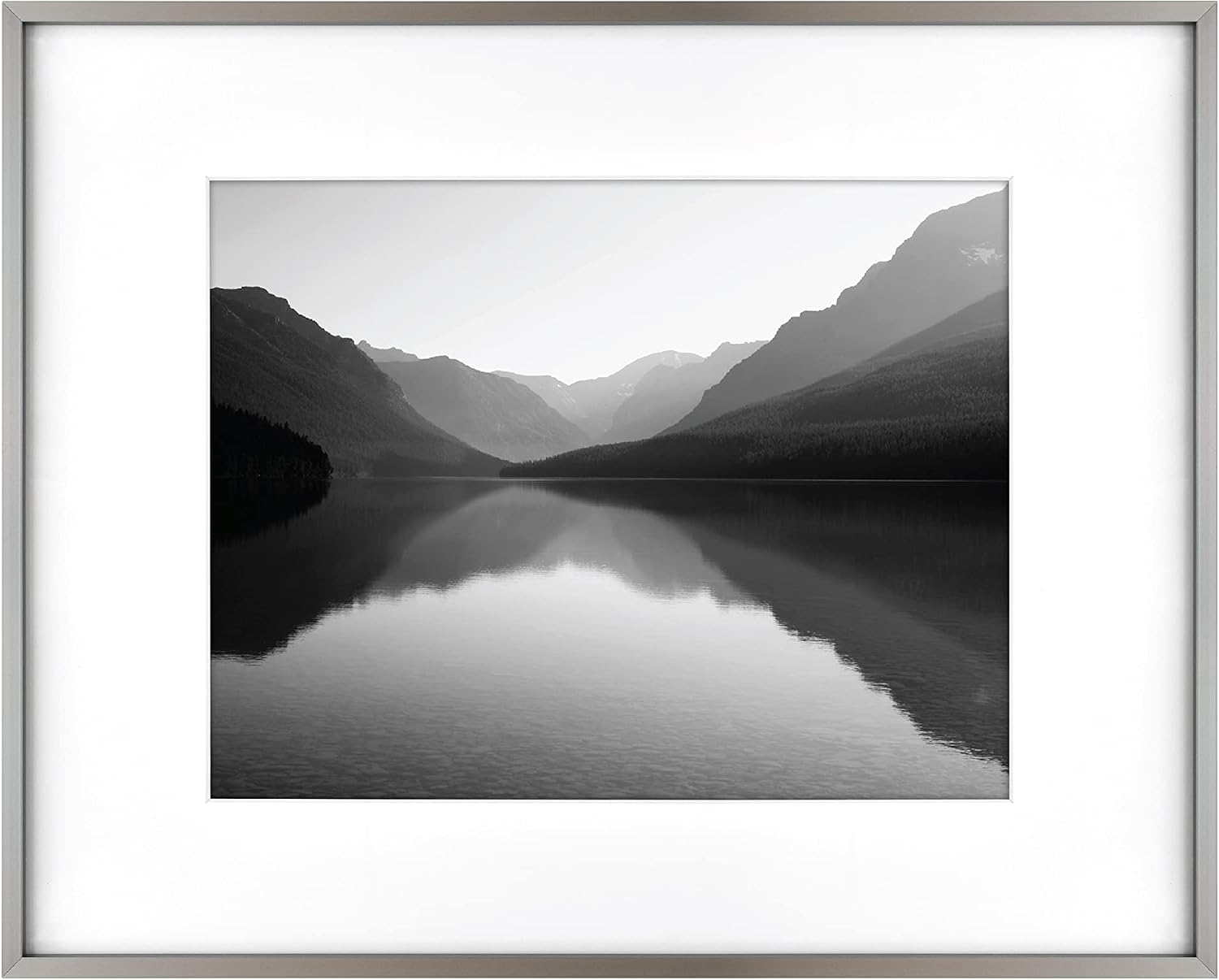 MCS Master & Co. Foundry Metal Picture Frame, 12x12 Matted to 8x8