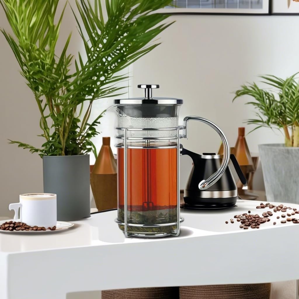 GROSCHE Madrid Glass French Press Coffee and Tea Maker