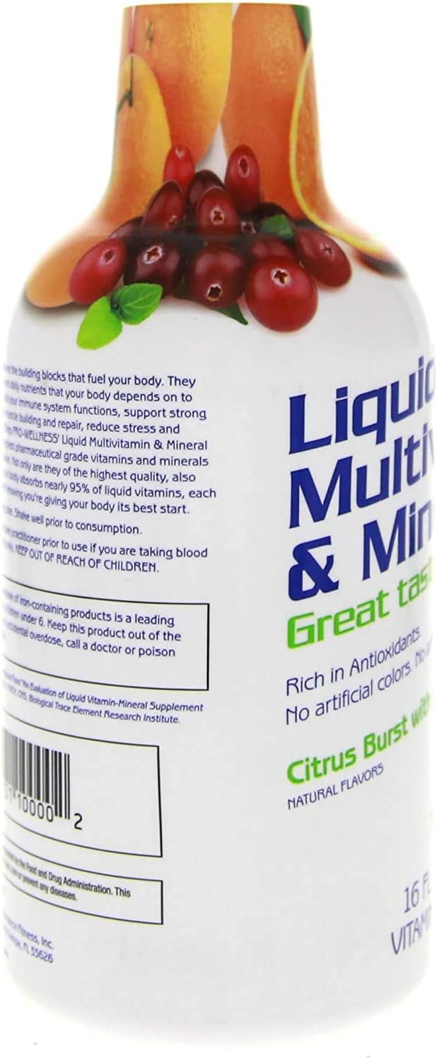 1st Step for Energy Liquid Multivitamin & Mineral Citrus Burst 16 fl oz (1 pt) 473 ml
