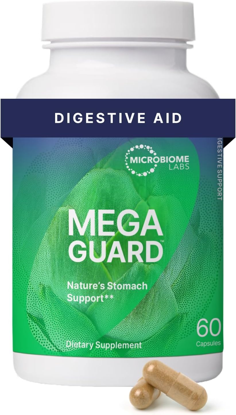 Microbiome Labs MegaGuard Gut Health Supplements - Ginger Root