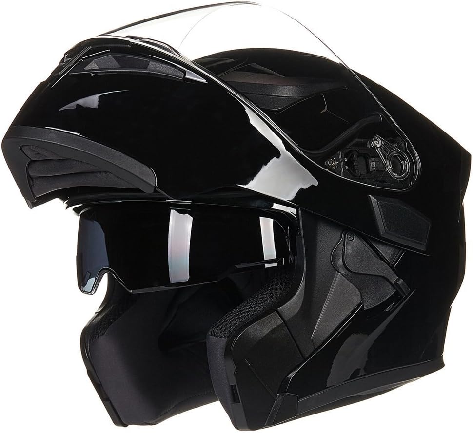 ILM Motorcycle Dual Visor Flip up Modular Full Face Helmet DOT Model 902/902L