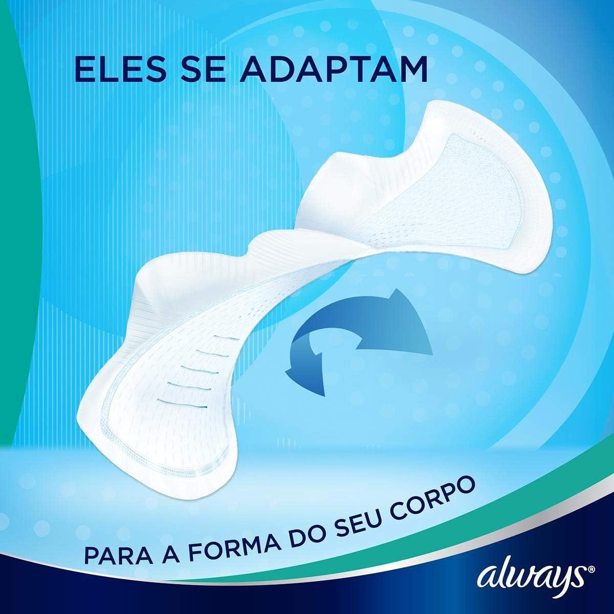 Always Infinity Feminine Pads for Women, Flexfoam Pads with Wings, Size 1, Regular Absorbency, Unscented, 108 Count (3 Packs of 36)
