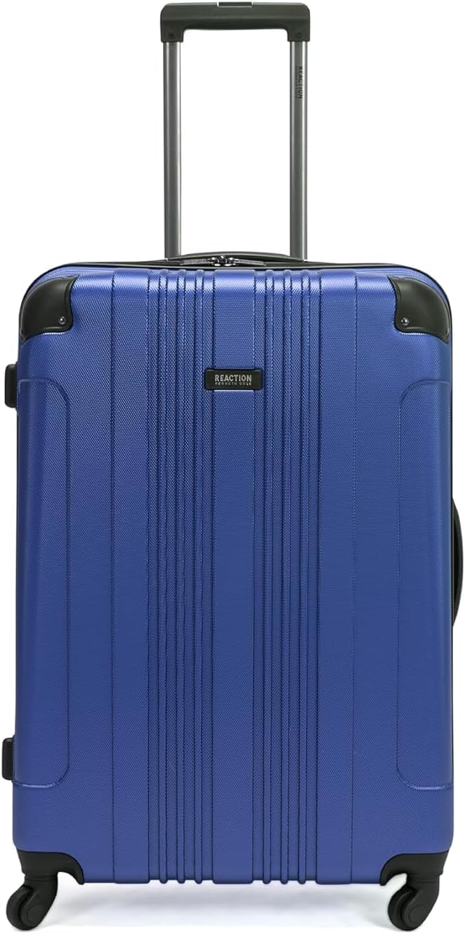 Kenneth Cole REACTION Out of Bounds Lightweight Hardshell 4-Wheel Spinner Luggage, Teal, 20-Inch Carry On