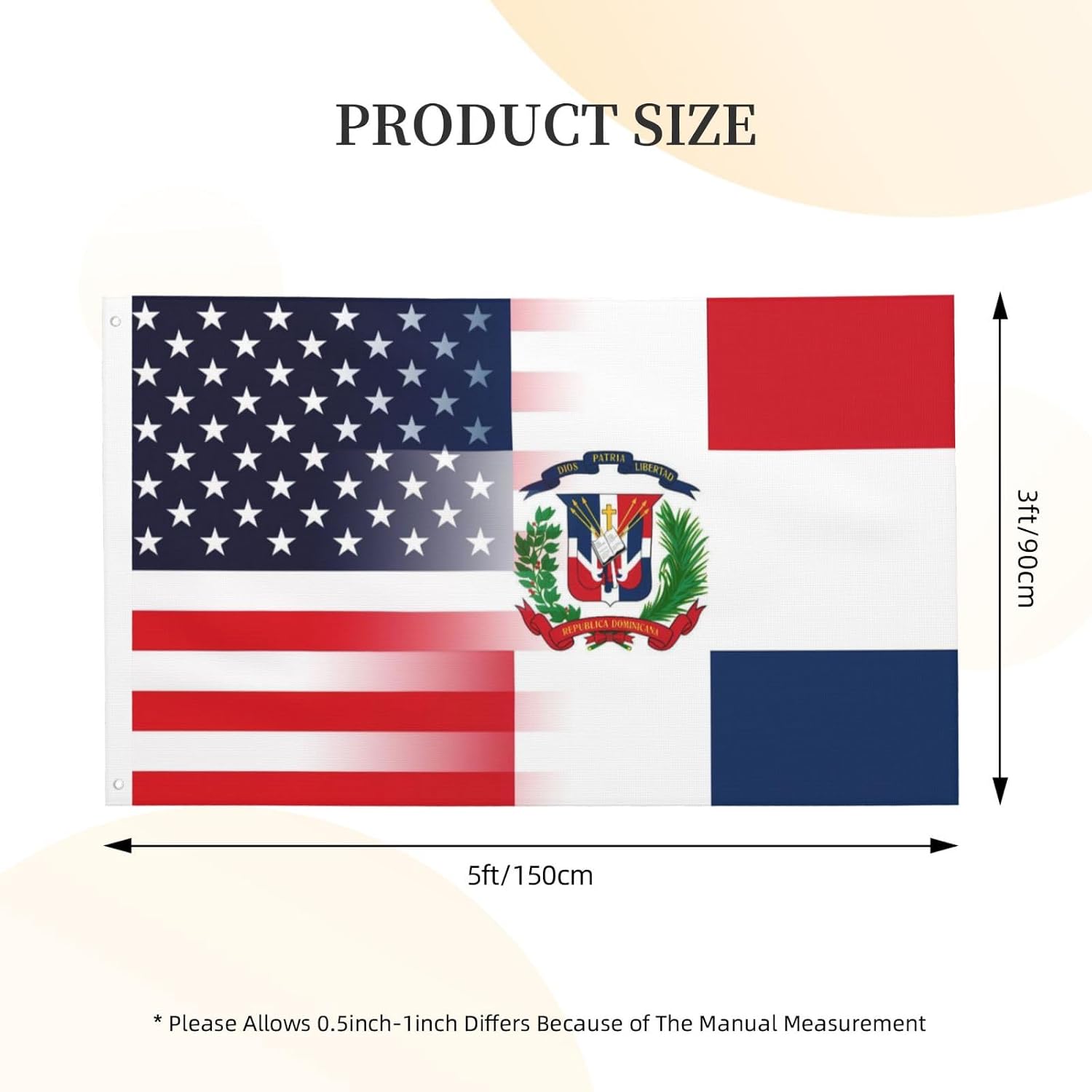 Nicaragua Nicaraguan And American Flag America USA 3x5 Ft Indoor Outdoor Decor Banner National Flags for Garden Yard Car Outside Decoration