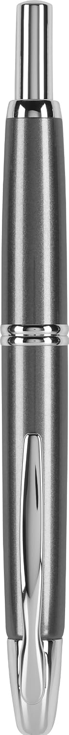 PILOT Vanishing Point Collection Refillable & Retractable Fountain Pen, Matte Black Barrel, Blue Ink, Fine Nib (60580)