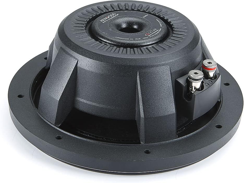 Kenwood EXcelon KFC-XW800F 600W Peak (150W RMS) 8" EXcelon Series Shallow-Mount Single 4 Ohm Slim Subwoofer