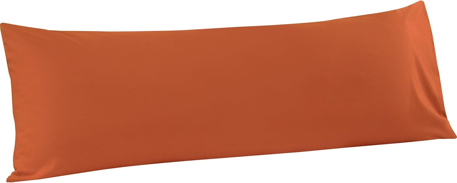 FLXXIE 2-Pack Microfiber Standard Pillow Cases, Envelope Style, White