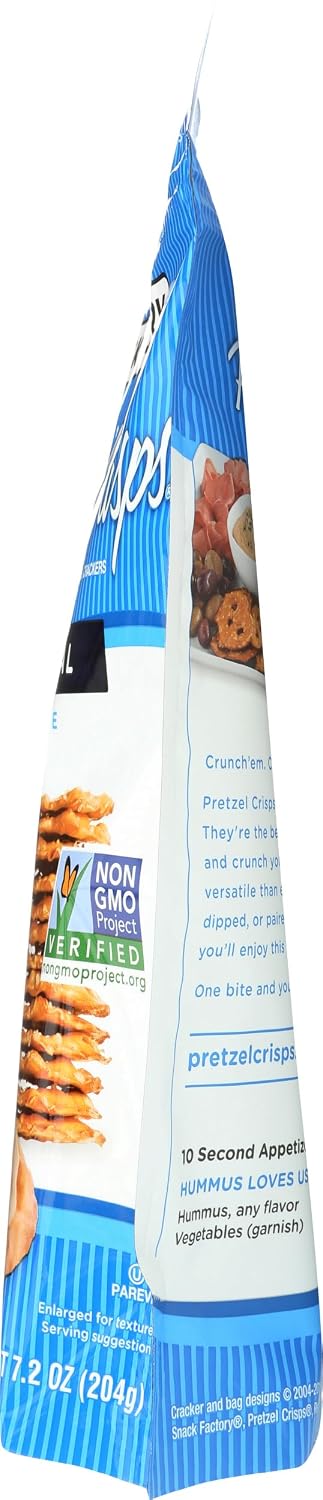 Snack Factory Original Pretzel Crisps, 7.2 oz
