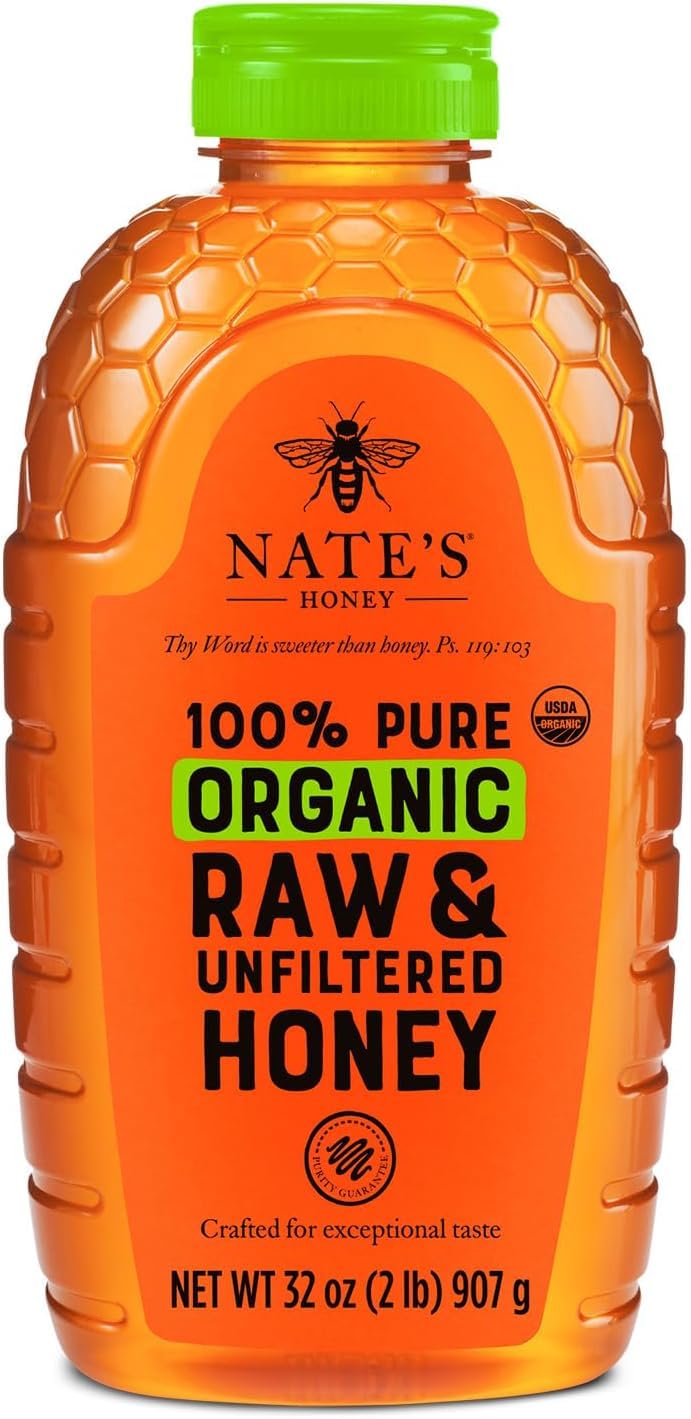 Nate's Organic Honey - 32oz. Squeeze Bottle