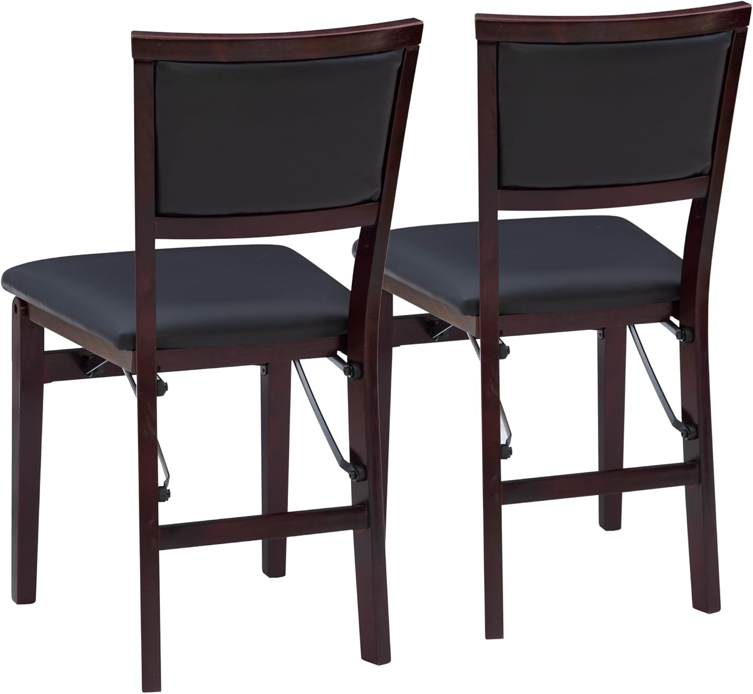 Linon Keira Pad Back Folding Bar Stool