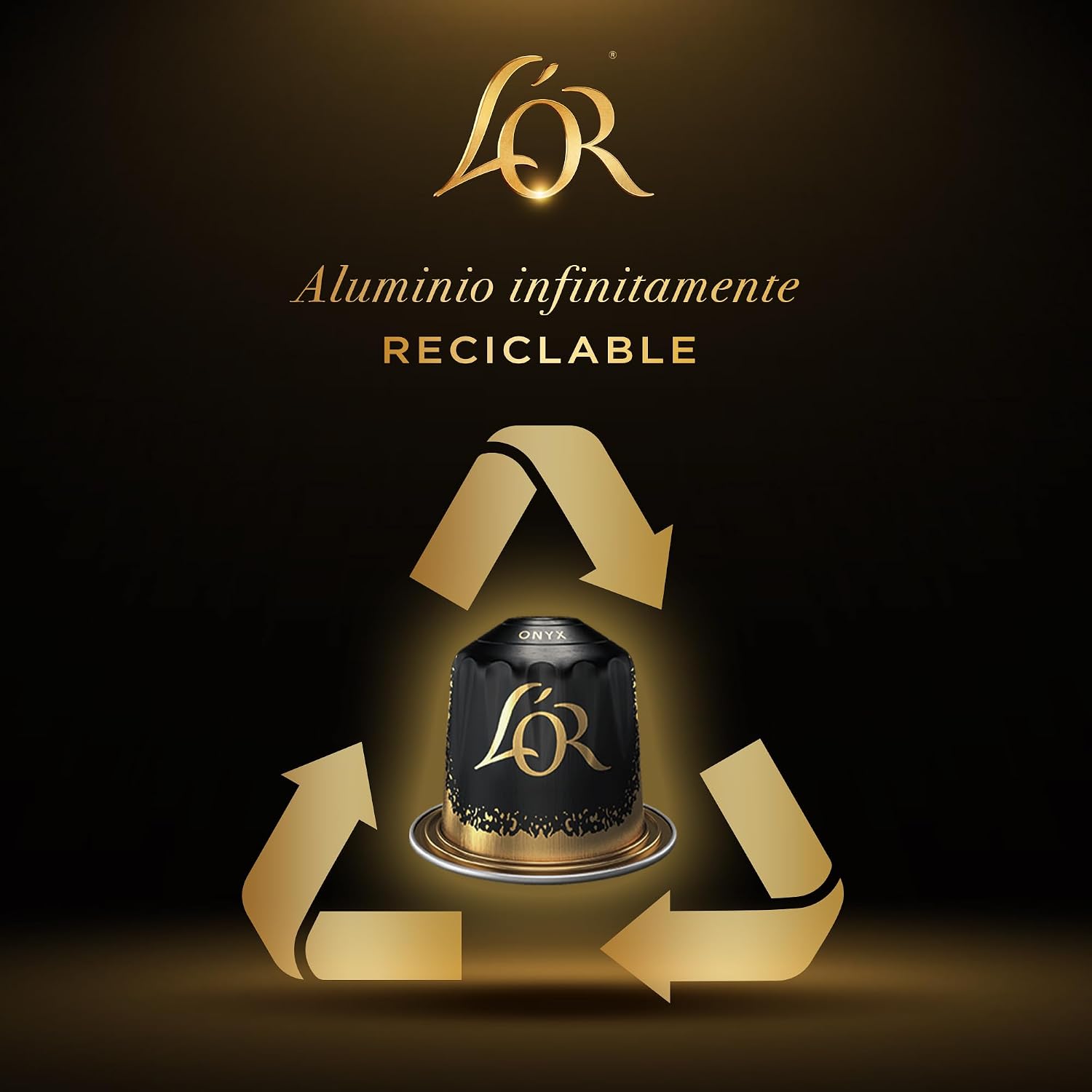 L'OR Espresso Capsules, Dark Roast, Onyx, 10 Capsules