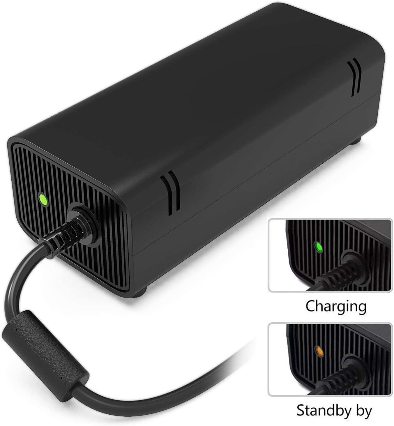 Power Supply for Xbox 360 Slim AC Adapter, Non-OEM Replacement, Global Voltage, LED Indicator, 135W, 12V-10.83A