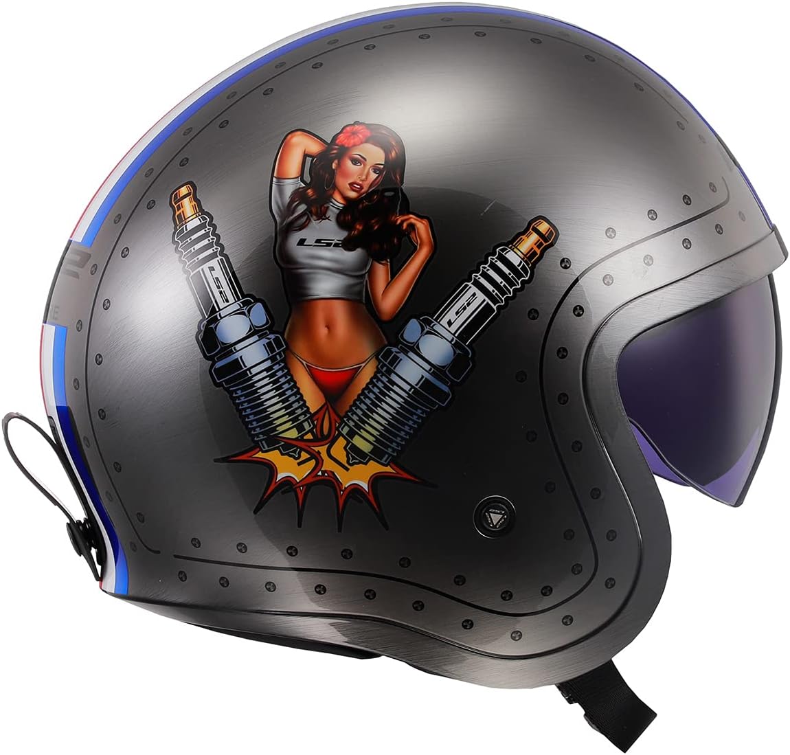 LS2 Helmets Open Face Spitfire Helmet